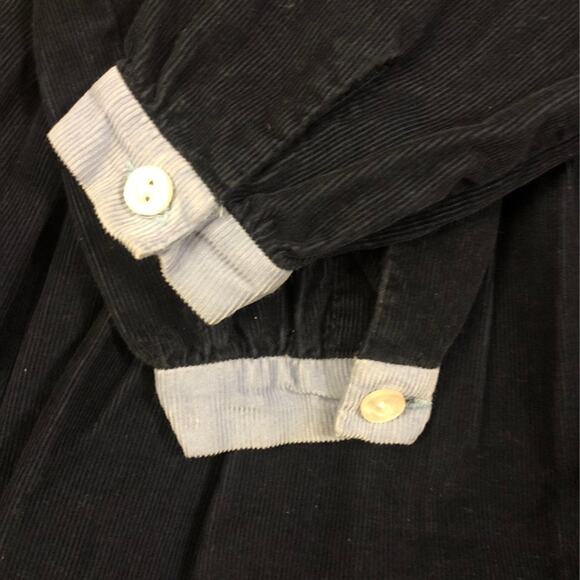 Vintage VIVE LA FÊTE Smocked navy & blue dress 2 year old - Picture 5 of 10